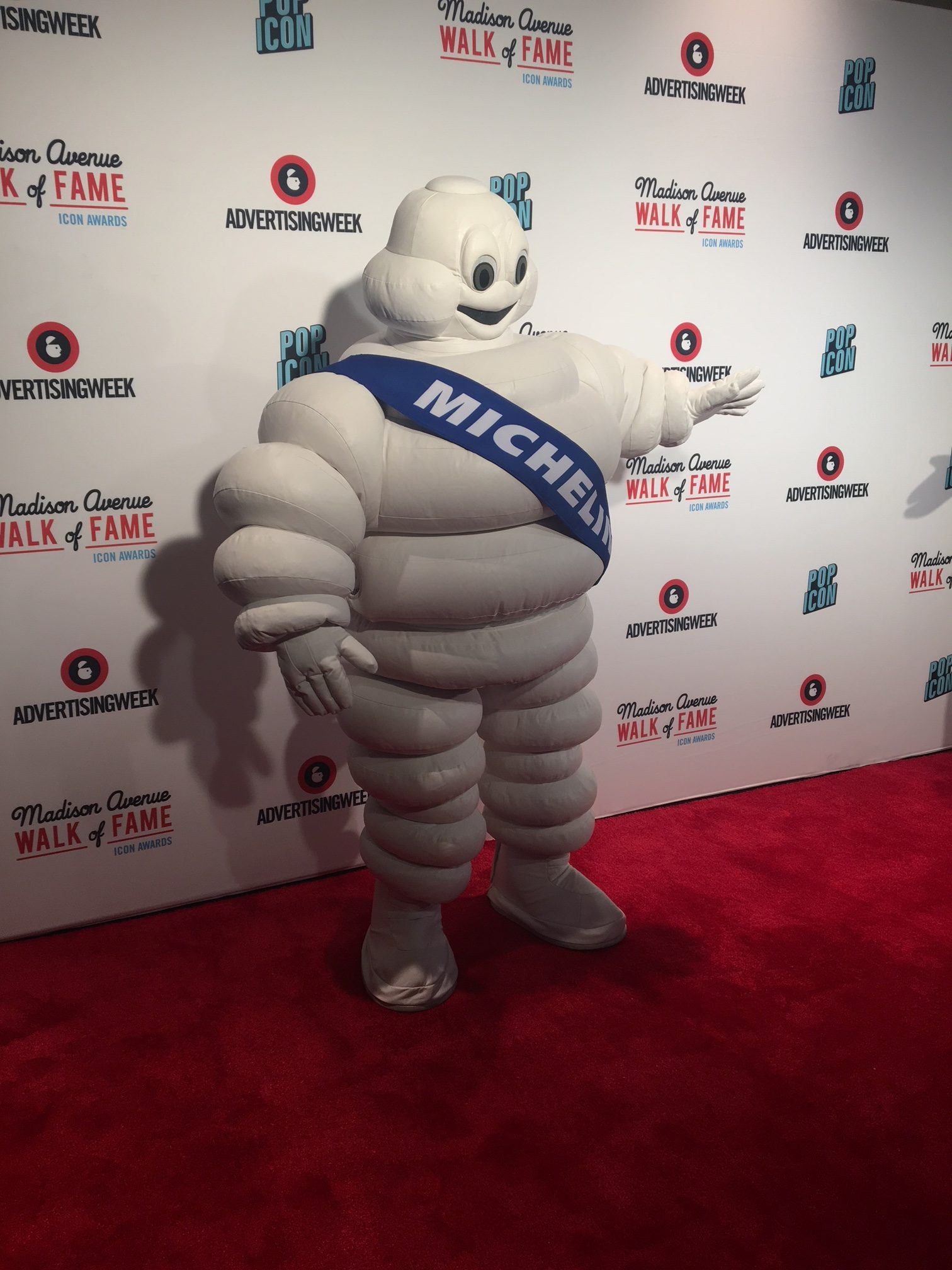 The Michelin Man Joins Madison Avenue Advertising Walk Of Fame