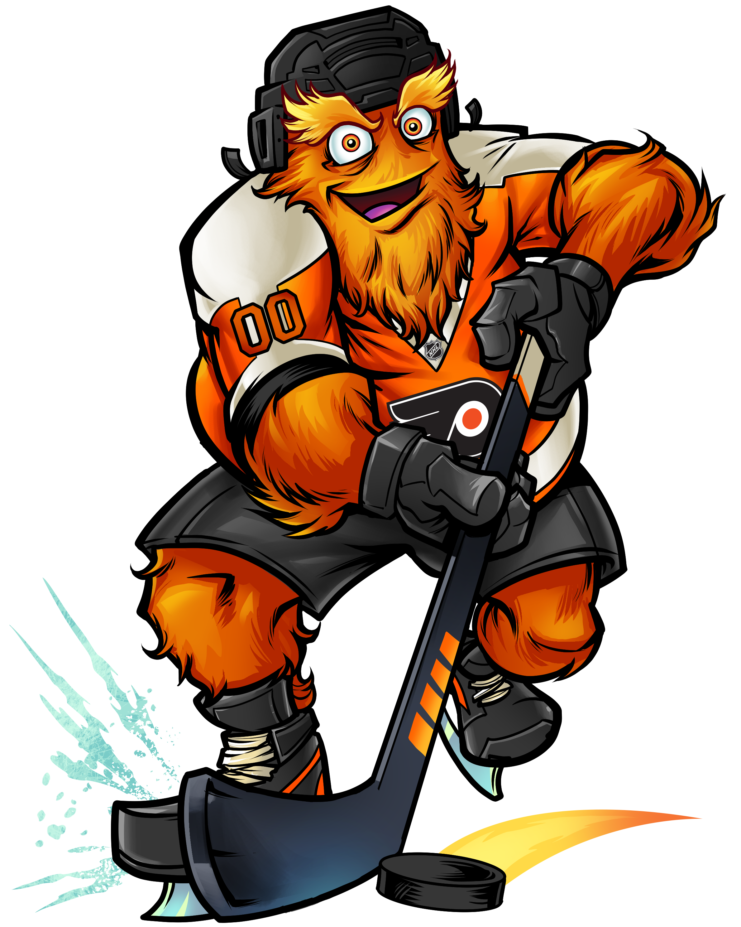 Sportsedits Gritty Nhl Philly Freetoedit - Philadelphia Flyers Mascot Png, Gritty Png - free transparent png images 