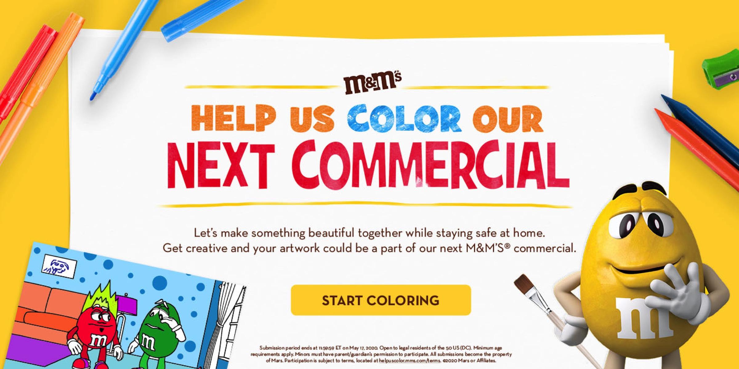 M&M's to lose color during contest. - Dec. 30, 2003