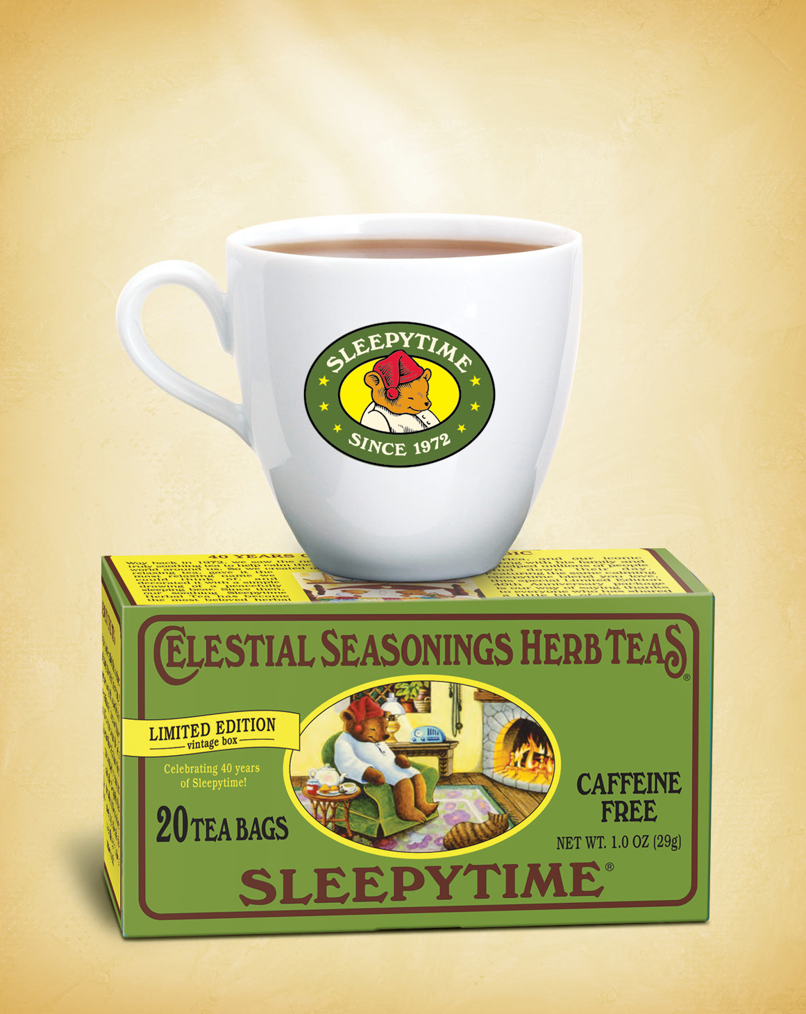 sleepytime tea bear meme