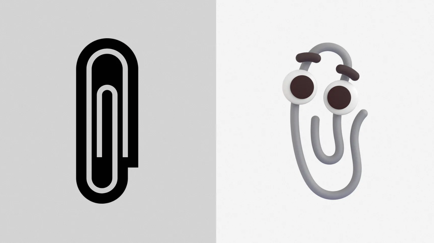 paper clip graphic and clippy the paperclip 