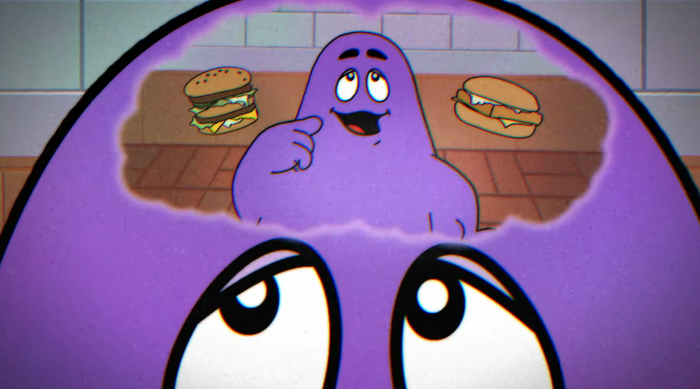 McDonald's drop ['Grimace' the Milkshake Monster] PFP NFTs, a freemint 2000  piece collection, but with dwindled NFT interest and volumes at a lull,  more than 20% remains unminted : r/CoinBase