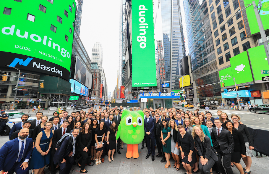 duolingo owl in new york