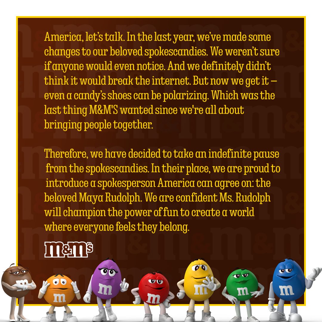 The M&M Spokescandies Announce Their Return in Super Bowl Commercial