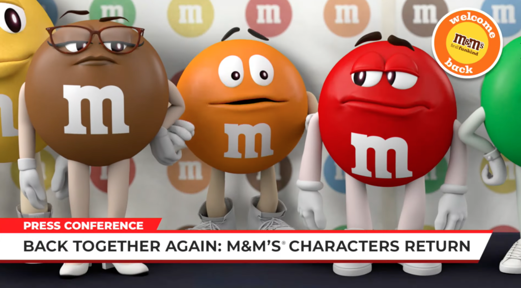 The M&M’S Spokescandies Are Back And More Brand Mascots Who Made Super